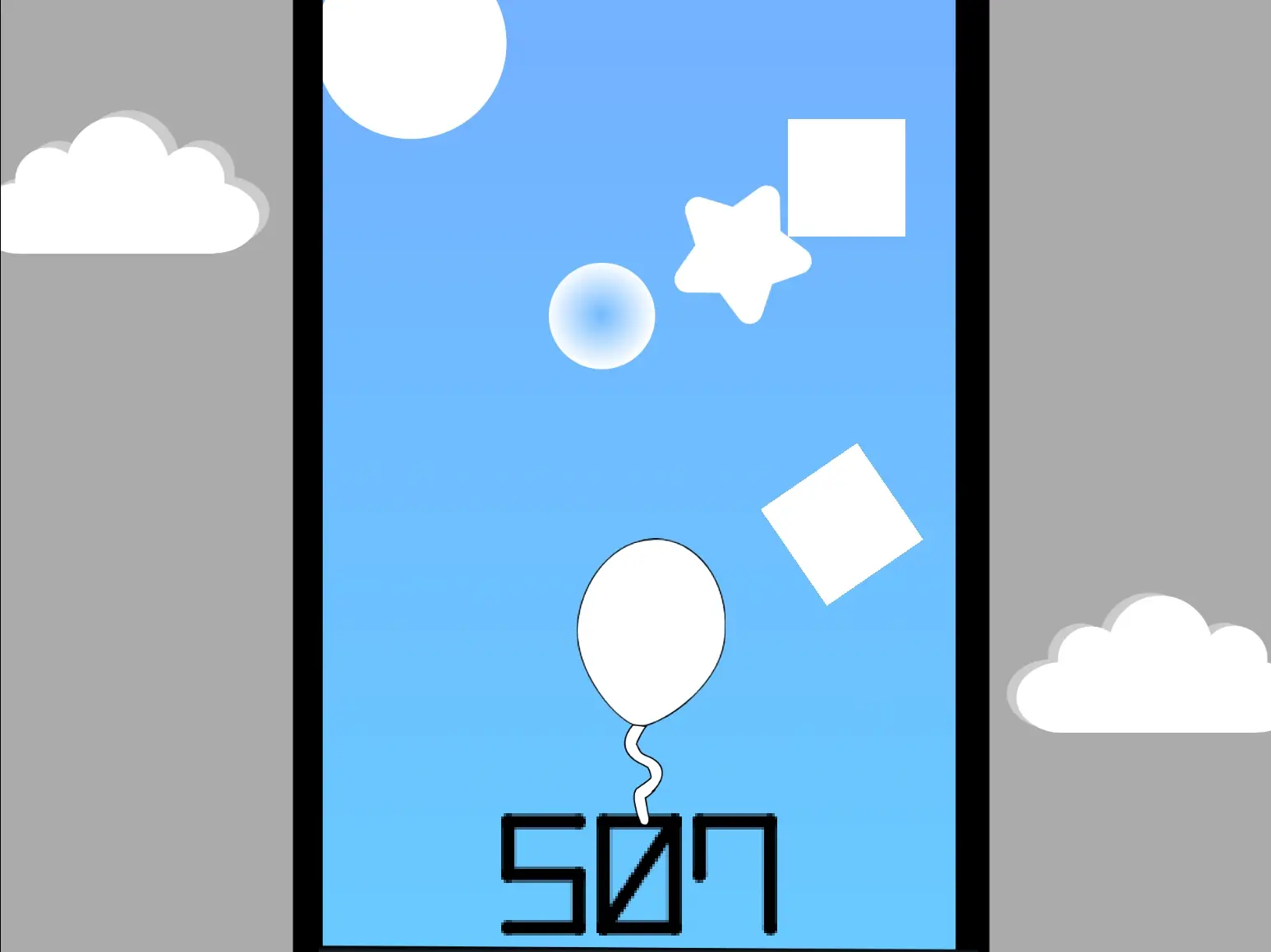 Rise Up Balloon Game - Score Mode